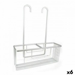 Закачалка за Душа Confortime Alluma Алуминий Сребрист 35,7 x 12,7 x 44,5 cm (6 броя) - Confortime