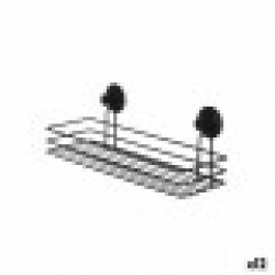Стойка за Душ Черен Стомана ABS 35 x 13 x 13 cm (12 броя) - Berilo
