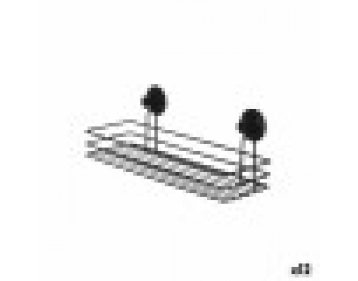 Стойка за Душ Черен Стомана ABS 35 x 13 x 13 cm (12 броя)