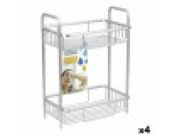 Стелажи за Баня Confortime Alluma 29 x 18 x 40 cm (4 броя)