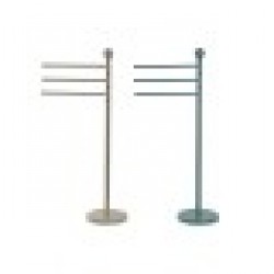 Поставка за кърпи Home ESPRIT Бежов цвят тюркоаз Метал 43 x 22 x 90 cm 2 броя - Home esprit