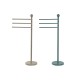 Поставка за кърпи Home ESPRIT Бежов цвят тюркоаз Метал 43 x 22 x 90 cm 2 броя
