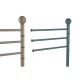 Поставка за кърпи Home ESPRIT Бежов цвят тюркоаз Метал 43 x 22 x 90 cm 2 броя