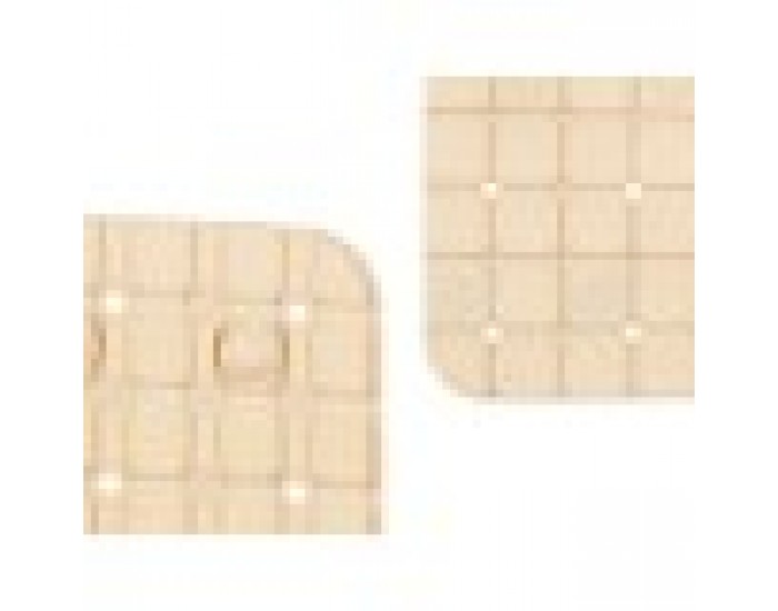 Нехлъзгаща се постелка за душ Картини Бежов PVC 67,7 x 38,5 x 0,7 cm (6 броя)