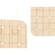 Нехлъзгаща се постелка за душ Картини Бежов PVC 67,7 x 38,5 x 0,7 cm (6 броя)