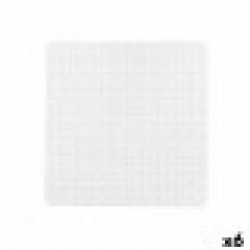 Нехлъзгаща се постелка за душ Картини Бял PVC 50,3 x 50,3 x 0,7 cm (6 броя) - Berilo