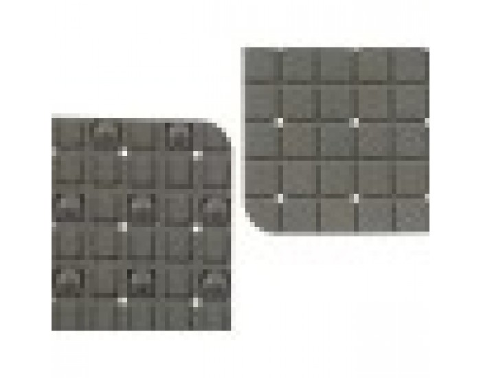 Нехлъзгаща се постелка за душ Картини Сив PVC 50,3 x 50,3 x 0,7 cm (6 броя)