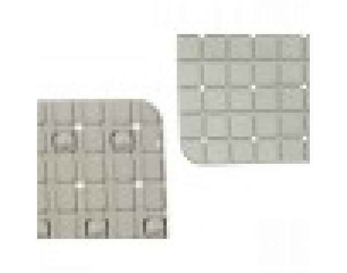 Нехлъзгаща се постелка за душ Картини Сив PVC 67,7 x 38,5 x 0,7 cm (6 броя)