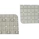 Нехлъзгаща се постелка за душ Картини Сив PVC 67,7 x 38,5 x 0,7 cm (6 броя)