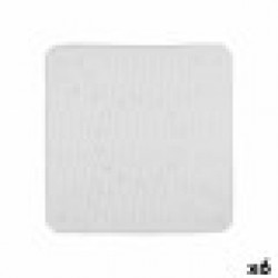 Нехлъзгаща се постелка за душ Сив PVC 53 x 52,5 x 1 cm (6 броя) - Berilo