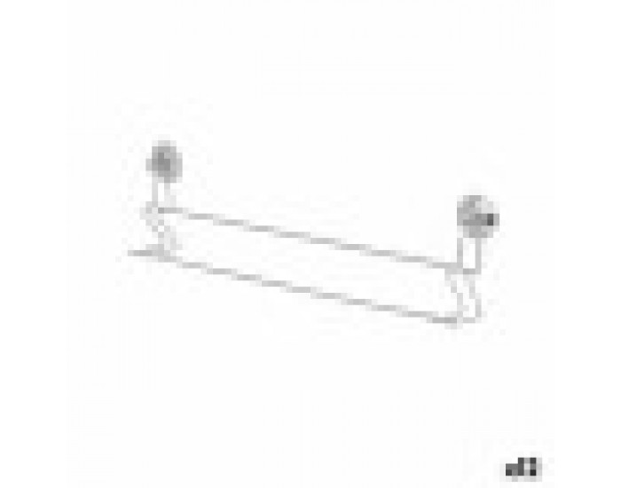 Релса за хавлия Стомана ABS 54 x 15 x 6,5 cm (12 броя) Двоен