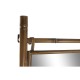 Поставка за кърпи DKD Home Decor Огледало, Метал, Горчица, 55 x 3 x 190 cm
