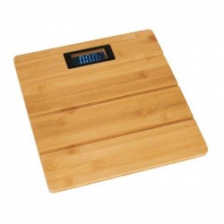 Електронен кантар за баня Кафяв Бамбук 150 kg 30 x 2,7 x 30 cm - Berilo