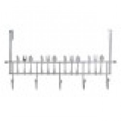 Поставка за Палта за Врата DKD Home Decor Сребро Метал Прибори за Хранене (34 x 17 x 9 cm) - Cuiere