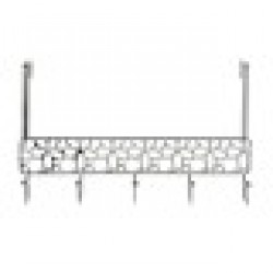 Поставка за Палта за Врата DKD Home Decor Сребро Метал (32 x 10 x 19 cm) - Cuiere