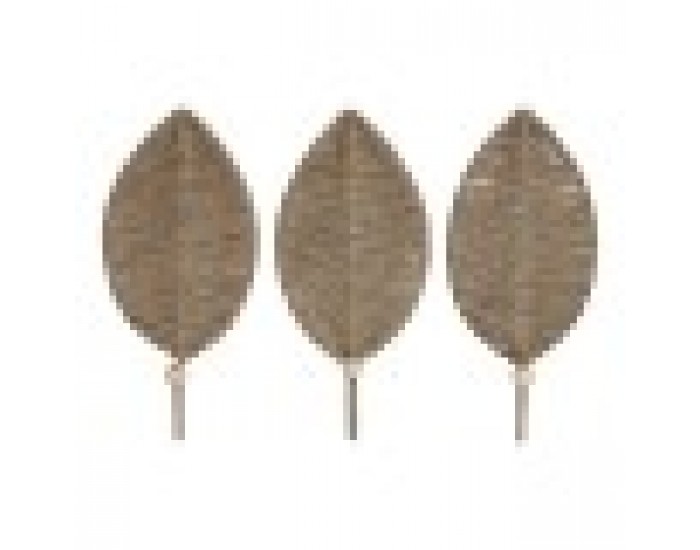 Стенна козирка Home ESPRIT Естествен Юта Метал 12 x 4 x 26 cm