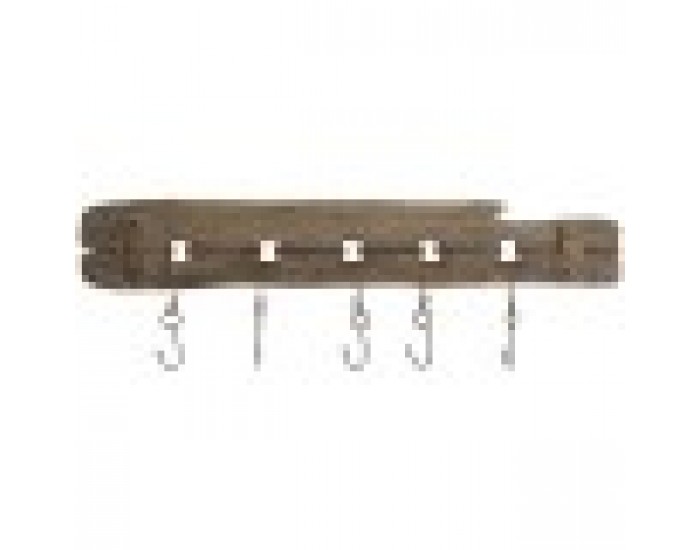 Стенна козирка Home ESPRIT Естествен Метал Дърво от пауловния 99 x 3 x 31 cm