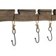 Стенна козирка Home ESPRIT Естествен Метал Дърво от пауловния 99 x 3 x 31 cm