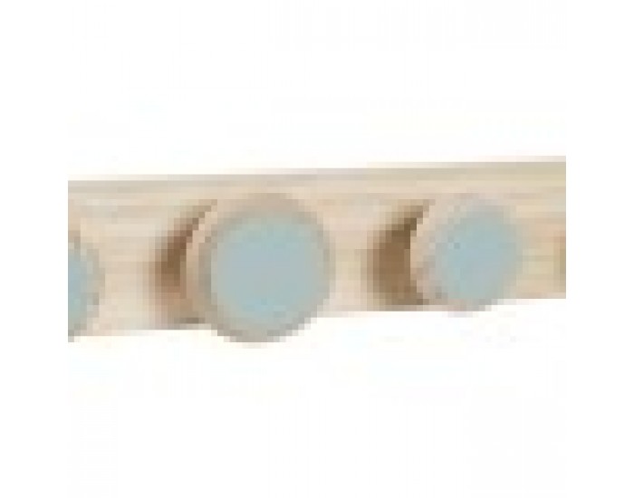 Стенна козирка DKD Home Decor Тропически Дървен MDF (48 x 6 x 7.5 cm) (2 pcs)