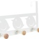 Поставка за Палта за Врата DKD Home Decor Птици Метал Дървен MDF (2 pcs) (28.5 x 9.5 x 16 cm)
