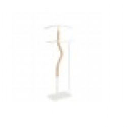 Kübaraalus DKD Home Decor Естествен Дървен Стомана Бял (48 x 20 x 106,5 cm) - Hol
