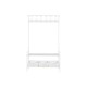 Портманто с чекмеджета Home ESPRIT Бял Метал 110 x 36 x 186 cm