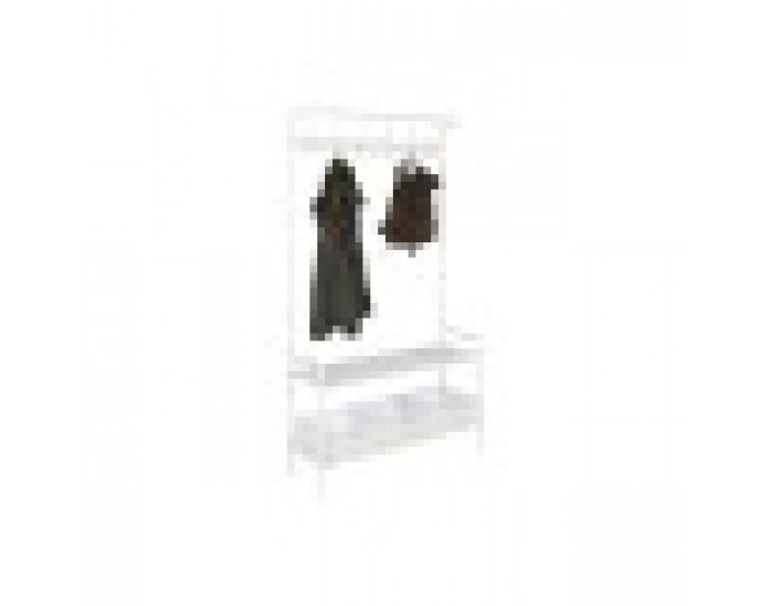 Портманто с чекмеджета Home ESPRIT Бял Метал 110 x 36 x 186 cm