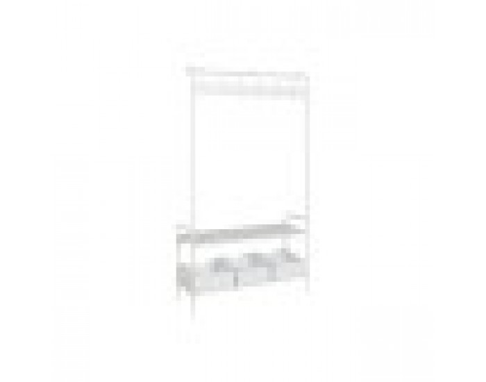 Портманто с чекмеджета Home ESPRIT Бял Метал 110 x 36 x 186 cm