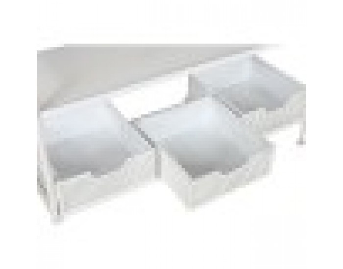 Портманто с чекмеджета Home ESPRIT Бял Метал 110 x 36 x 186 cm
