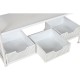 Портманто с чекмеджета Home ESPRIT Бял Метал 110 x 36 x 186 cm