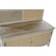 Зала Home ESPRIT Естествен Pатан Дърво от пауловния Огледало 92 x 40 x 181 cm