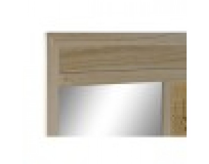 Зала Home ESPRIT Естествен Pатан Дърво от пауловния Огледало 92 x 40 x 181 cm