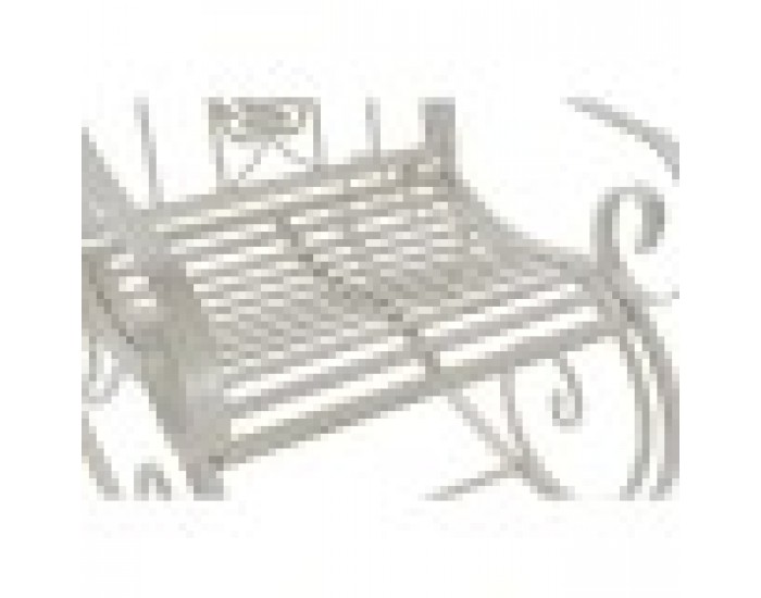 Люлеещ се стол DKD Home Decor Метал Алуминий Бял (63 x 89 x 92 cm)