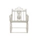Люлеещ се стол DKD Home Decor Метал Алуминий Бял (63 x 89 x 92 cm)