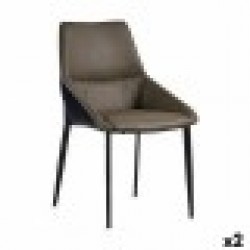 Фотьойл Сплетена Син Сив Стомана 50 x 87 x 61 cm (2 броя) - Mobilier tapițat