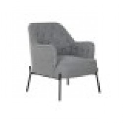 Фотьойл DKD Home Decor Сив Метал 65 x 73 x 79,5 cm - Mobilier tapițat