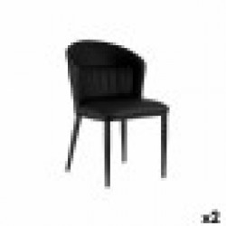 Фотьойл Кръгъл Черен Стомана 51 x 83,5 x 54 cm (2 броя) - Mobilier tapițat