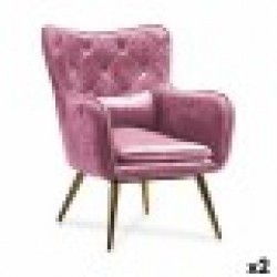 Фотьойл Розов 68 x 92 x 70 cm (2 броя) - Mobilier tapițat