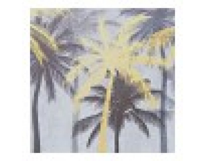 Покривки DKD Home Decor Счетоводител Палми Черен Златен Дървен MDF (2 pcs) (46.5 x 6 x 31 cm)