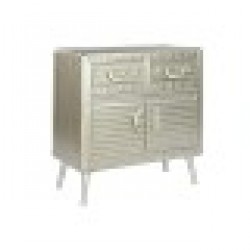 Бюфет Home ESPRIT Сребрист 80 x 39 x 82 cm - Corpuri, vitrine, biblioteci modulare