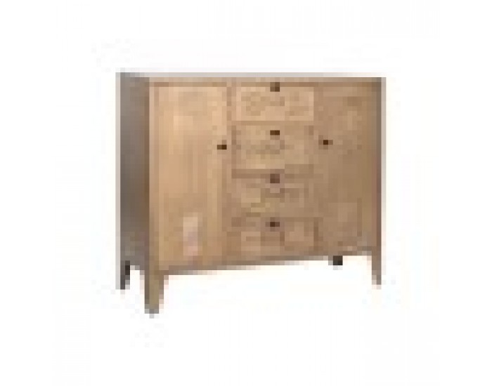 Бюфет Home ESPRIT Златен 100 x 32 x 84 cm