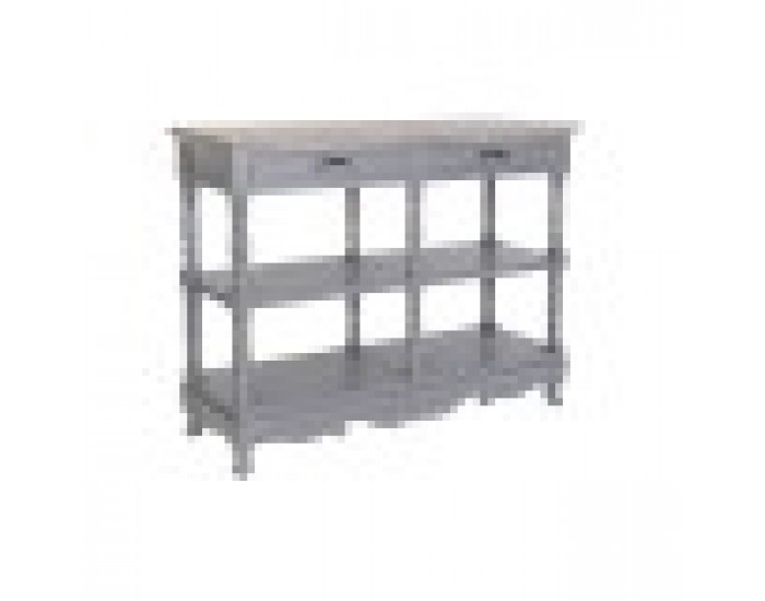 Бюфет DKD Home Decor 117 x 39 x 89 cm Сив Естествен Дърво от пауловния Дървен MDF