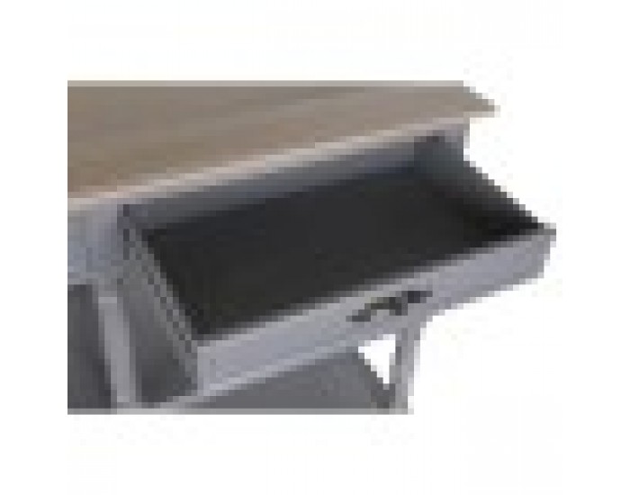 Бюфет DKD Home Decor 117 x 39 x 89 cm Сив Естествен Дърво от пауловния Дървен MDF