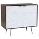 Бюфет DKD Home Decor Кафяв Бял 90 x 43 x 80 cm Метал Дърво манго