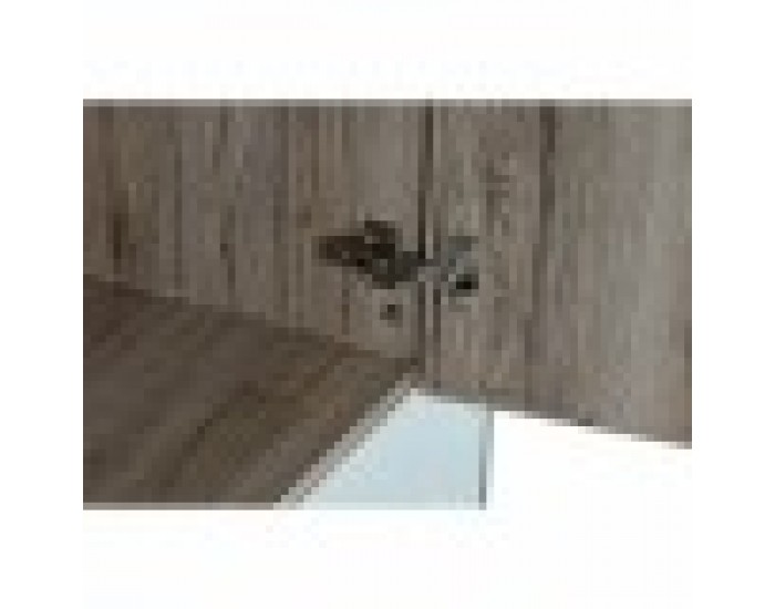 Бюфет DKD Home Decor Естествен MDF калено стъкло (120 x 44 x 120 cm)