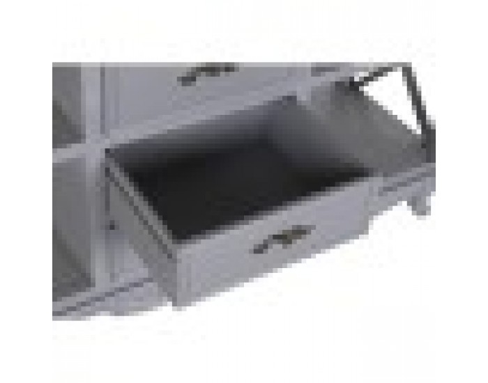 Бюфет DKD Home Decor 132 x 40 x 84.5 cm 132 x 40 x 84,5 cm Естествен Сив Дърво от пауловния Дървен MDF