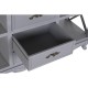 Бюфет DKD Home Decor 132 x 40 x 84.5 cm 132 x 40 x 84,5 cm Естествен Сив Дърво от пауловния Дървен MDF