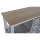 Бюфет DKD Home Decor 132 x 40 x 84.5 cm 132 x 40 x 84,5 cm Естествен Сив Дърво от пауловния Дървен MDF