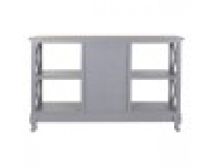 Бюфет DKD Home Decor 132 x 40 x 84.5 cm 132 x 40 x 84,5 cm Естествен Сив Дърво от пауловния Дървен MDF