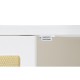 Шкаф DKD Home Decor 80 x 40 x 160 cm Ела Бял